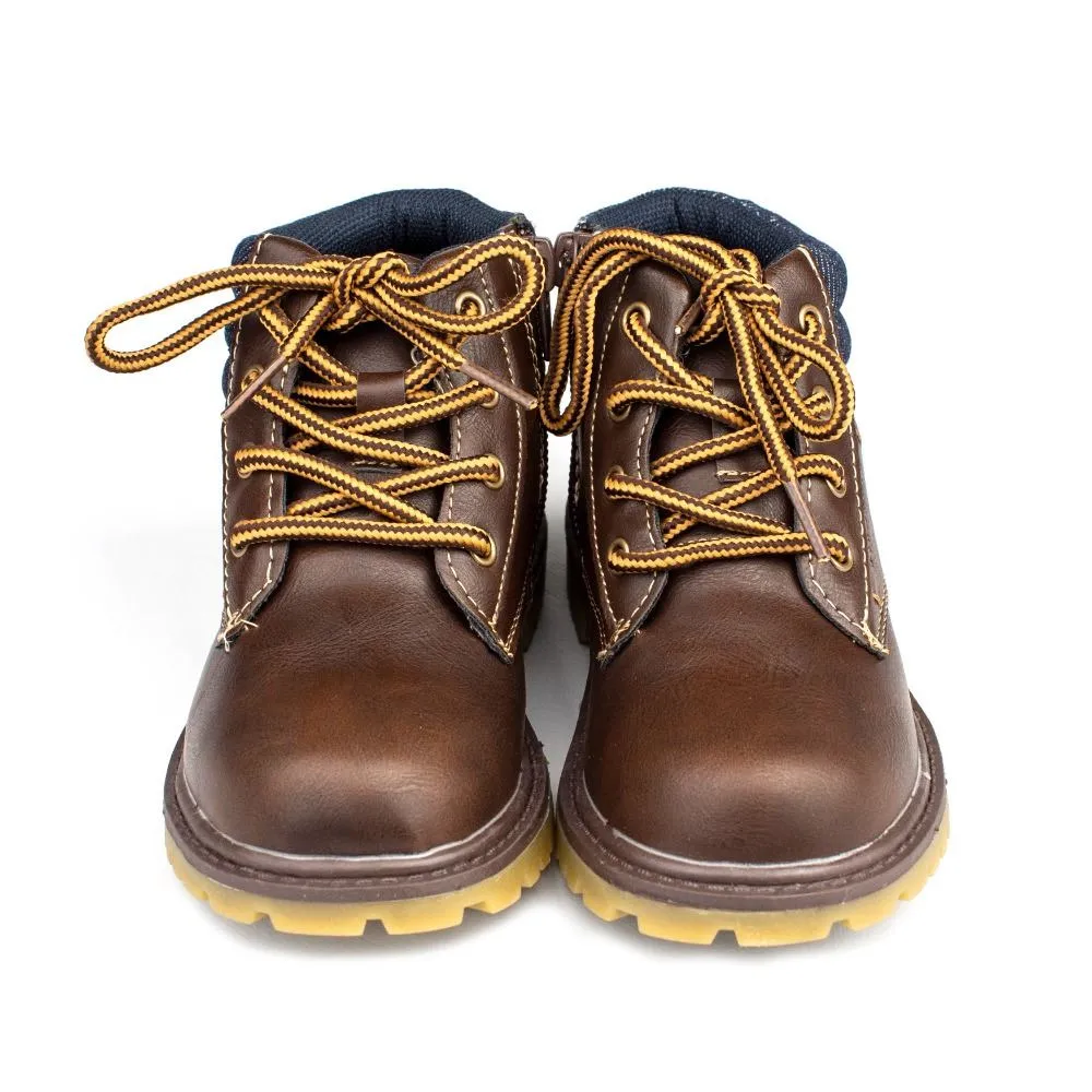 Botines Niño Marrón Modelo Montaña