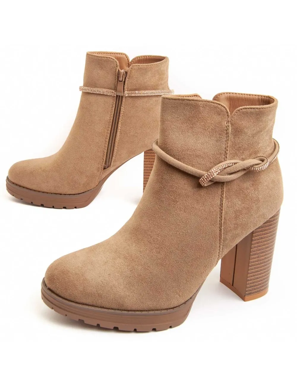 Botín De Tacón Para Mujer.  Montevita  Botilan38  96973