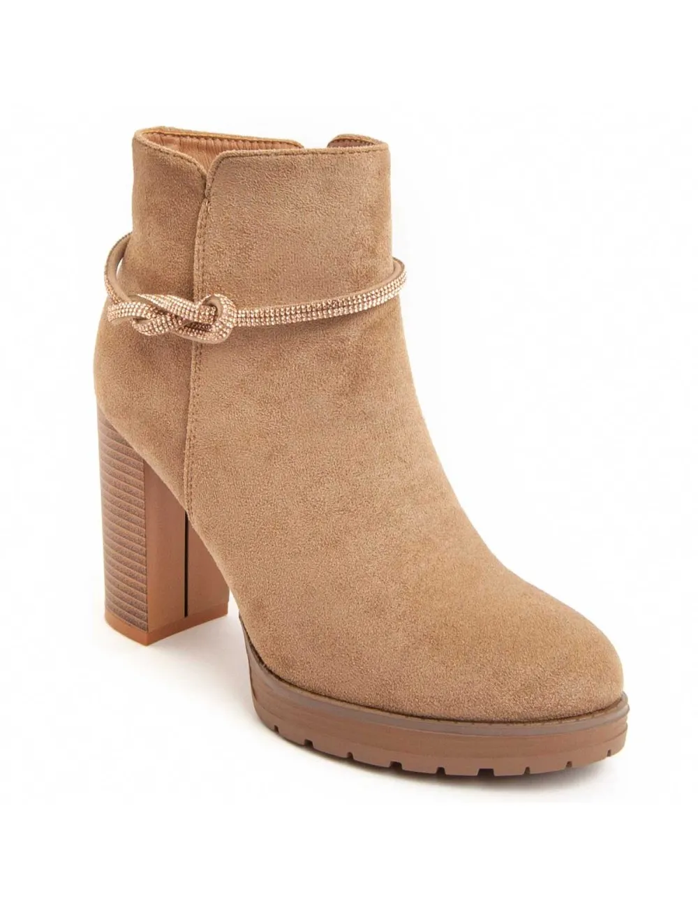 Botín De Tacón Para Mujer.  Montevita  Botilan38  96973