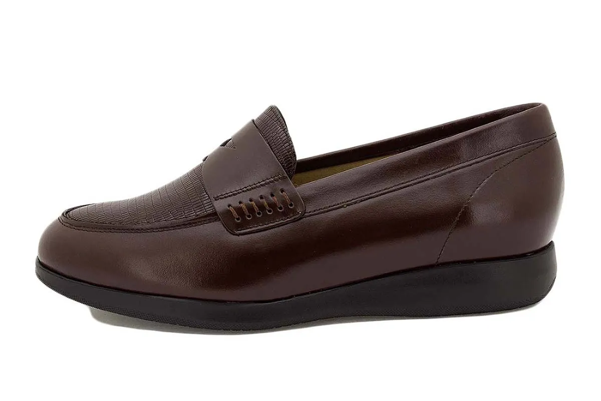 Brown Leather Moccasin 225544