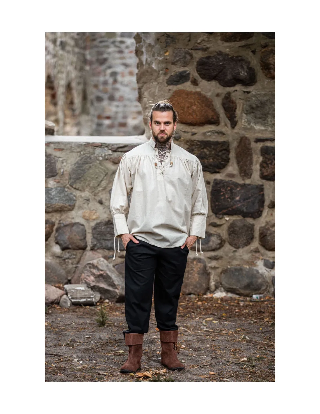 Camisa Thor con cordones