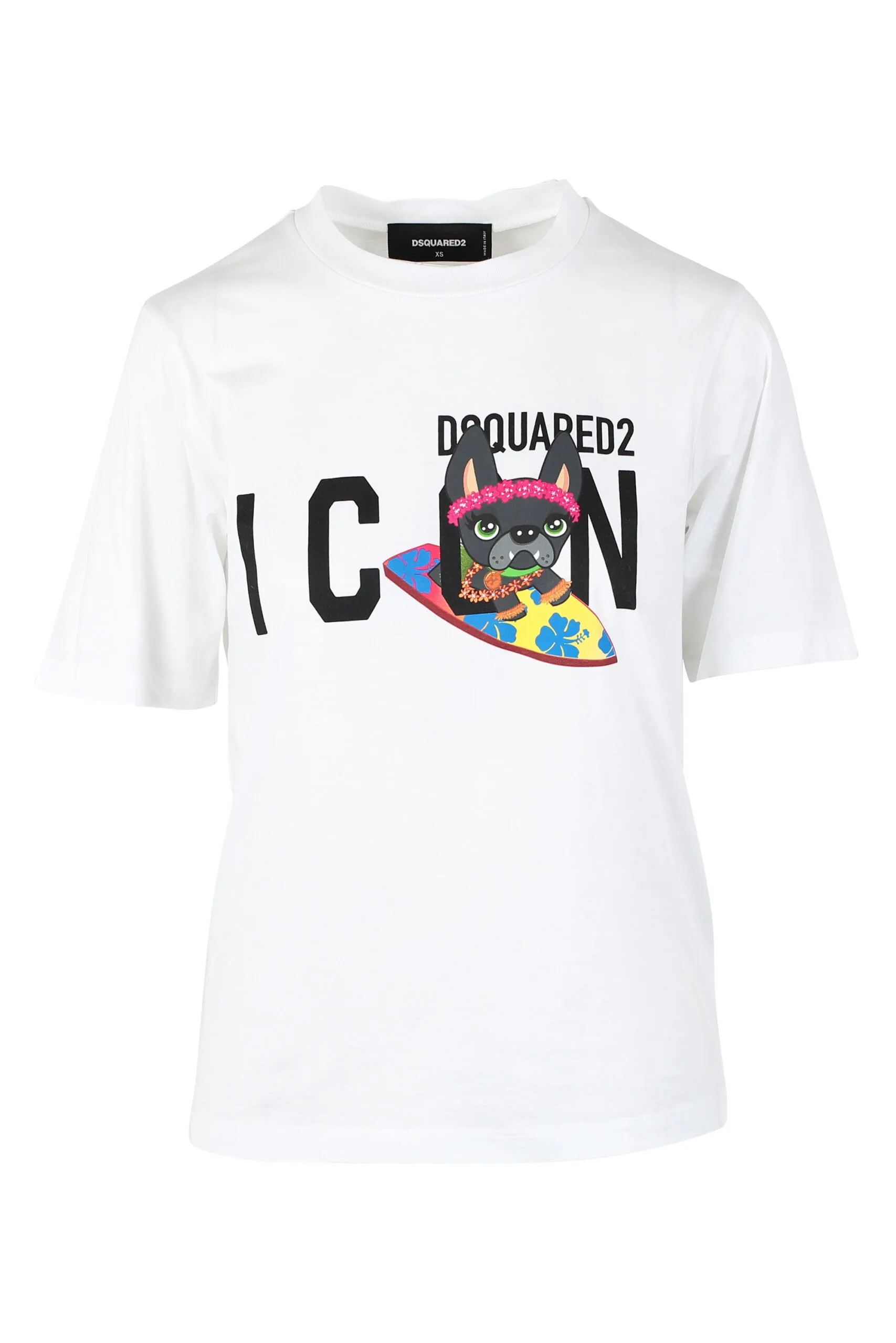 Camiseta blanca con logo 