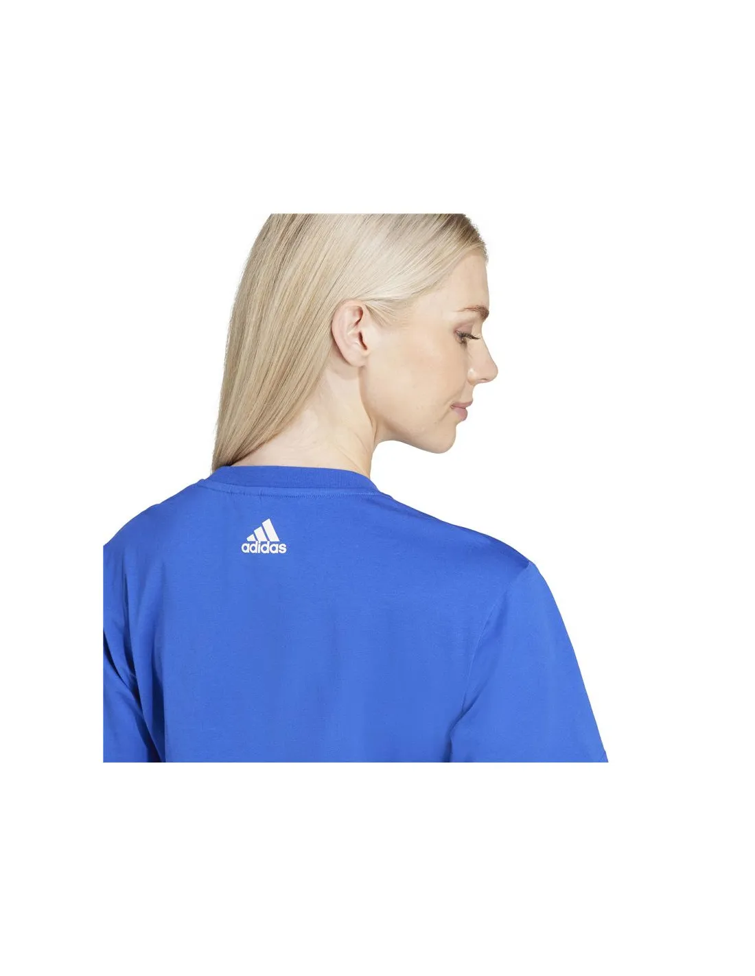 Camiseta de Fitness adidas Essentials Farm Graphic Mujer Azul