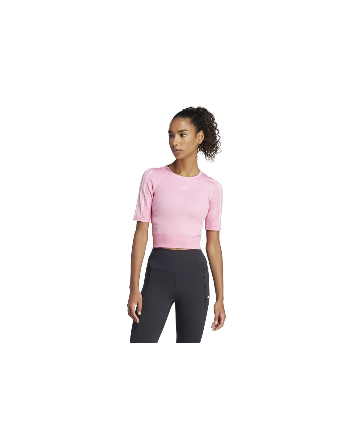 Camiseta de Fitness adidas Essentials Sml Mujer Rosa