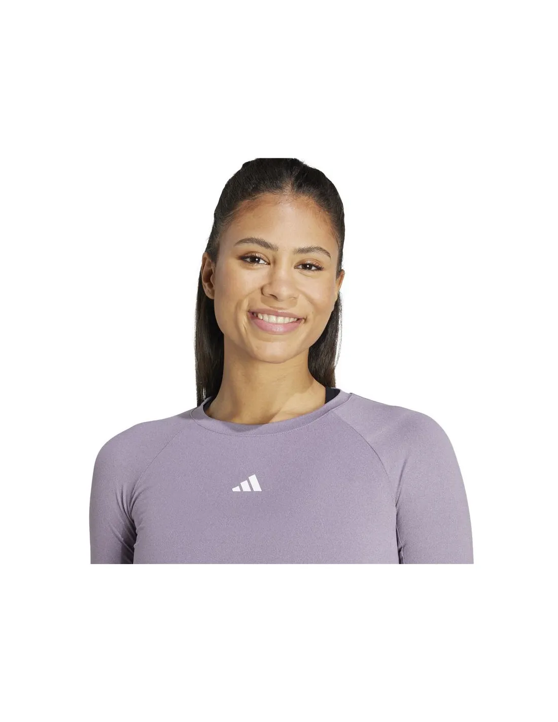 Camiseta de Fitness adidas Essentials Techfit  Mujer Violeta