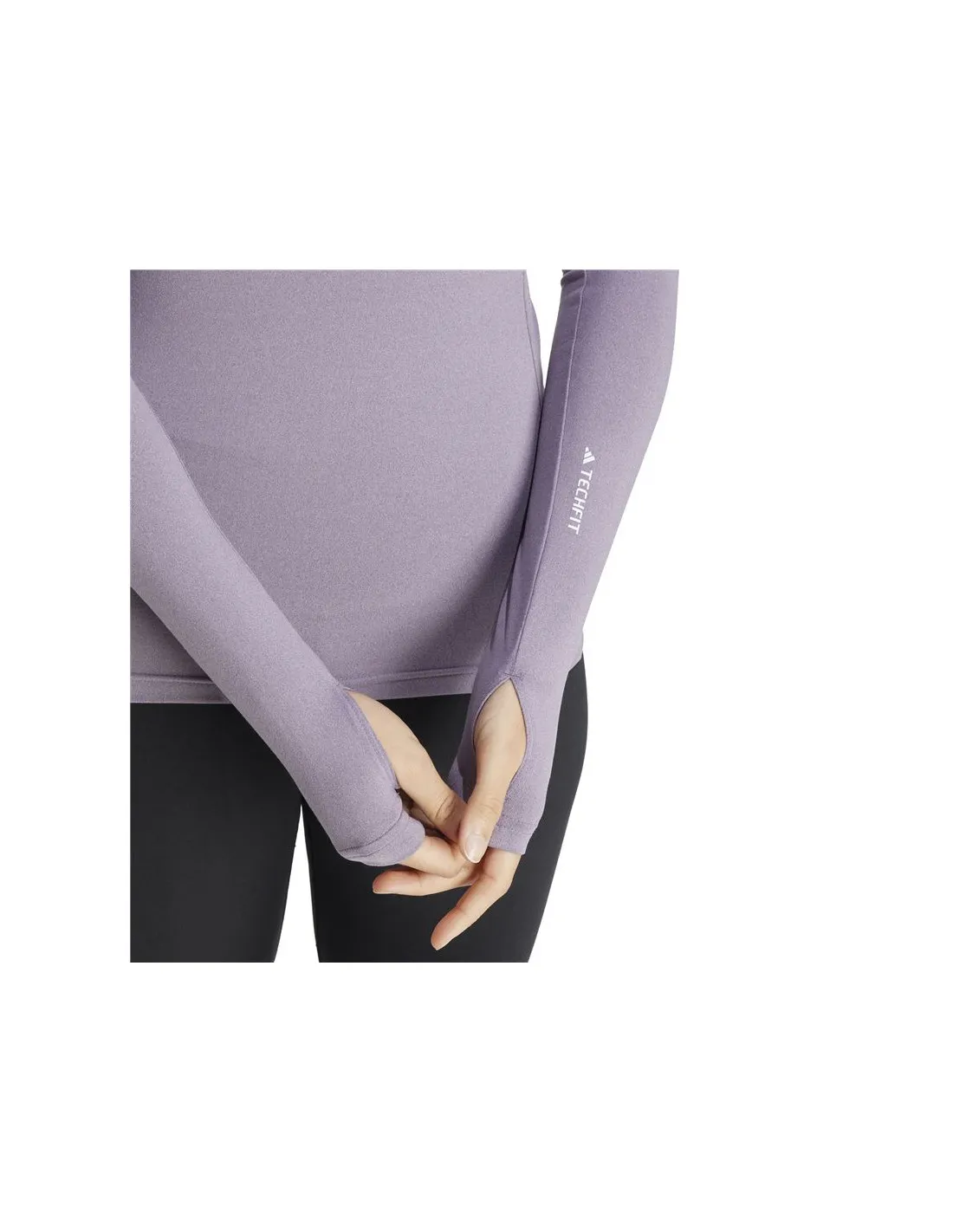 Camiseta de Fitness adidas Essentials Techfit  Mujer Violeta
