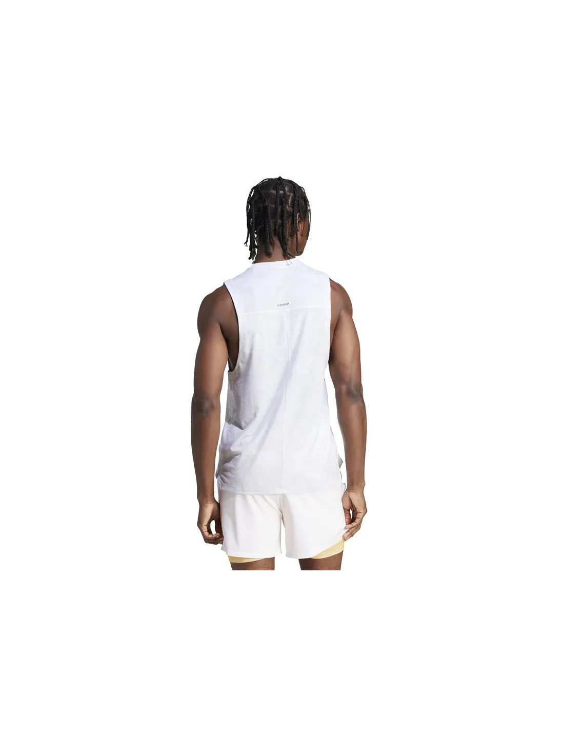 Camiseta de Fitness adidas Essentials Workout Power Tank Hombre Blanco