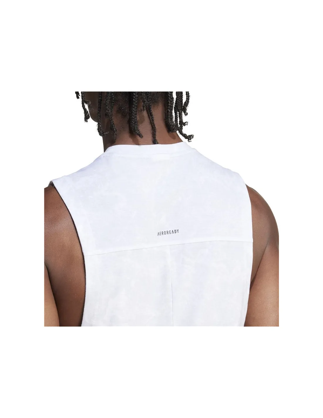 Camiseta de Fitness adidas Essentials Workout Power Tank Hombre Blanco