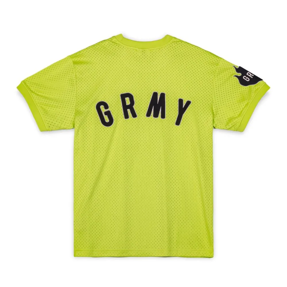CAMISETA GRIMEY CLOVEN TONGUES MESH  FLUOR LIME | SUMMER 23