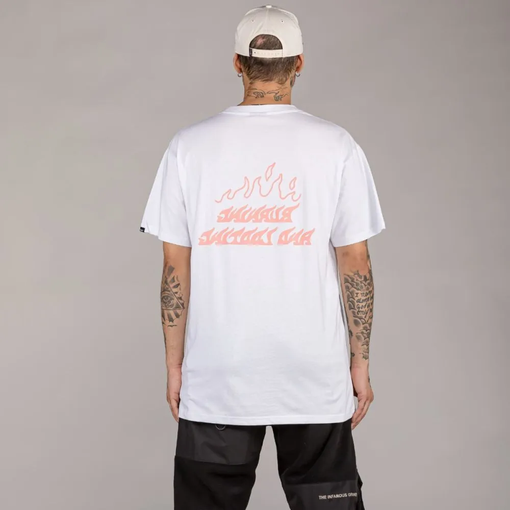 CAMISETA GRIMEY THE BURN AWAY TEE  WHITE | WINTER 22