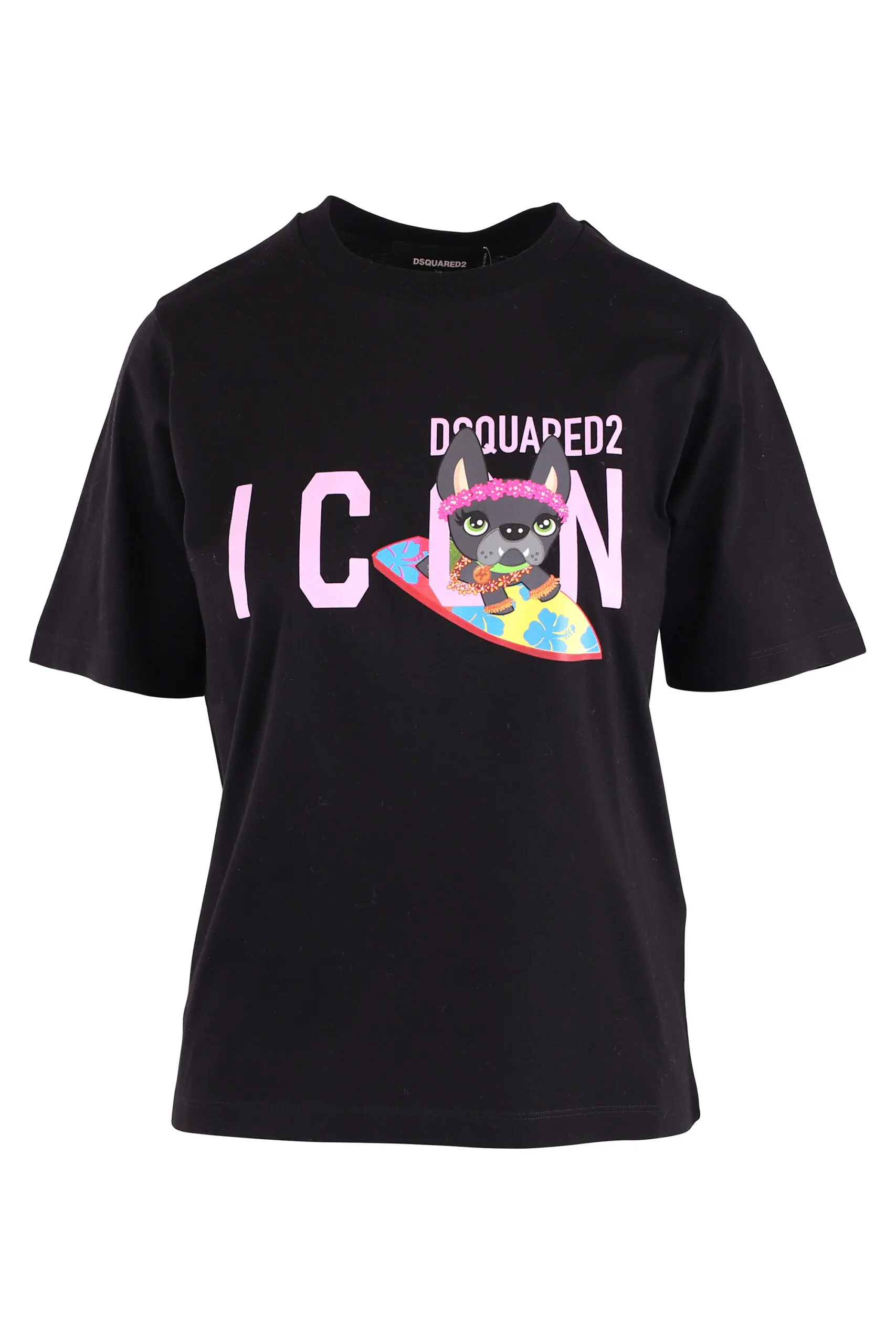 Camiseta negra con logo 