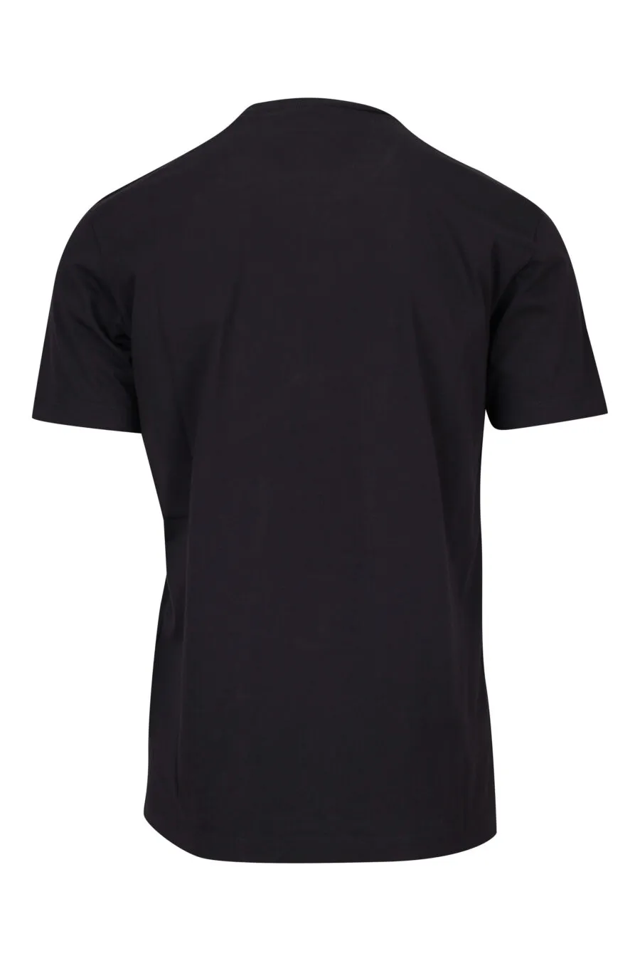 Camiseta negra con maxilogo perro 