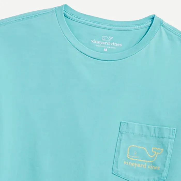 Camiseta Vineyard – Vintage Whale LS Pocket Tee