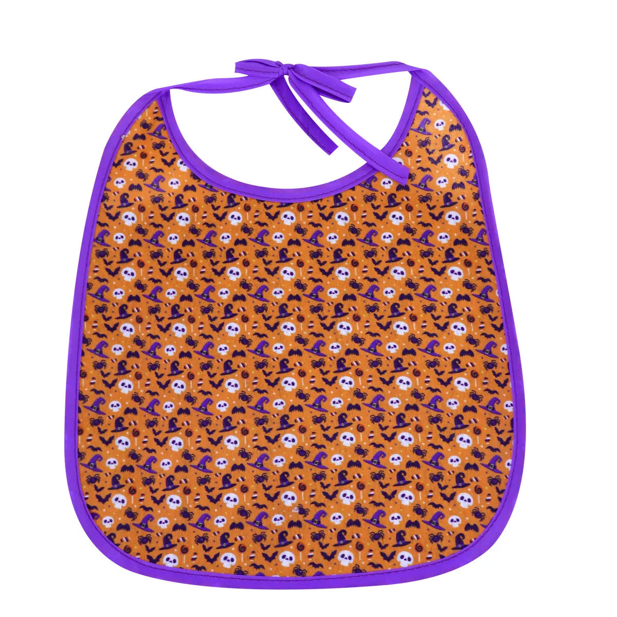 Capa para mascota color Naranja con Diseo de Halloween