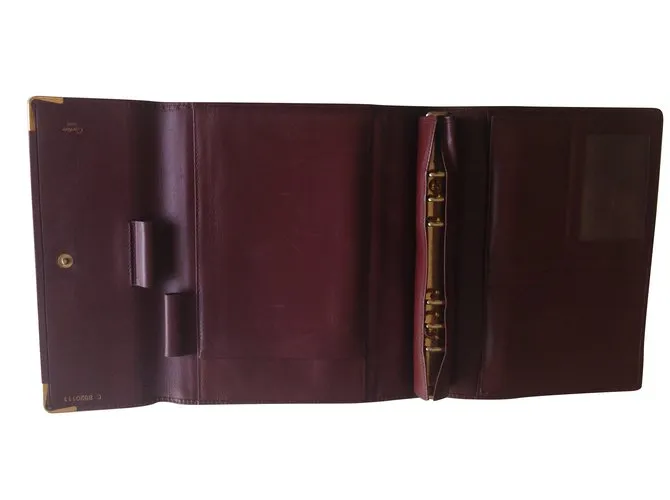 Cartier Bolsos Maletines Burdeos 