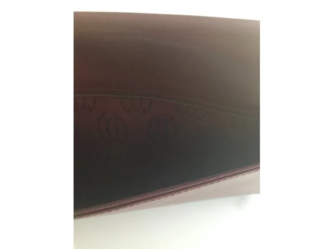 Cartier Bolsos Maletines Burdeos 