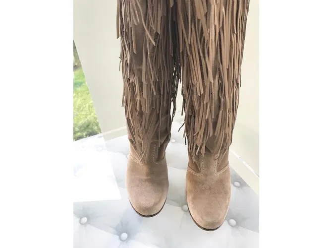 Casadei Botas Beige 