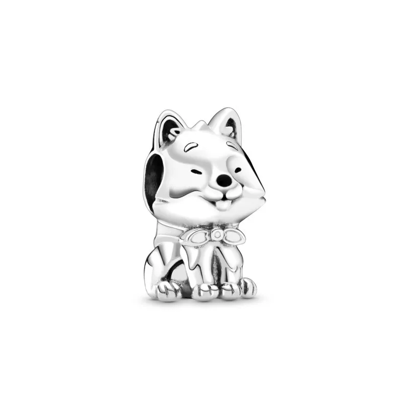 Charm en plata de ley Perro Akita Inu