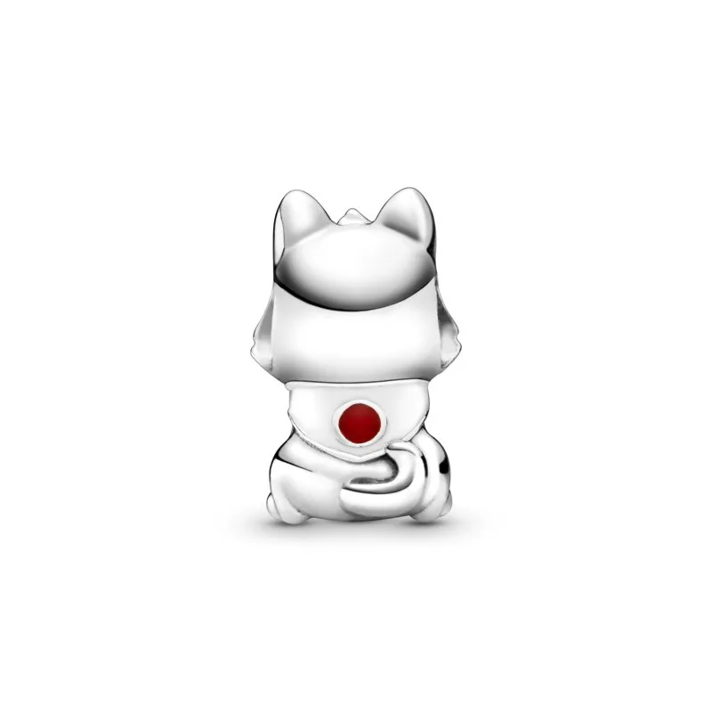 Charm en plata de ley Perro Akita Inu