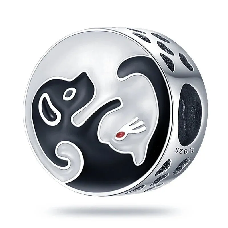 Charm Mascotas Ying Yang Perro y Gato