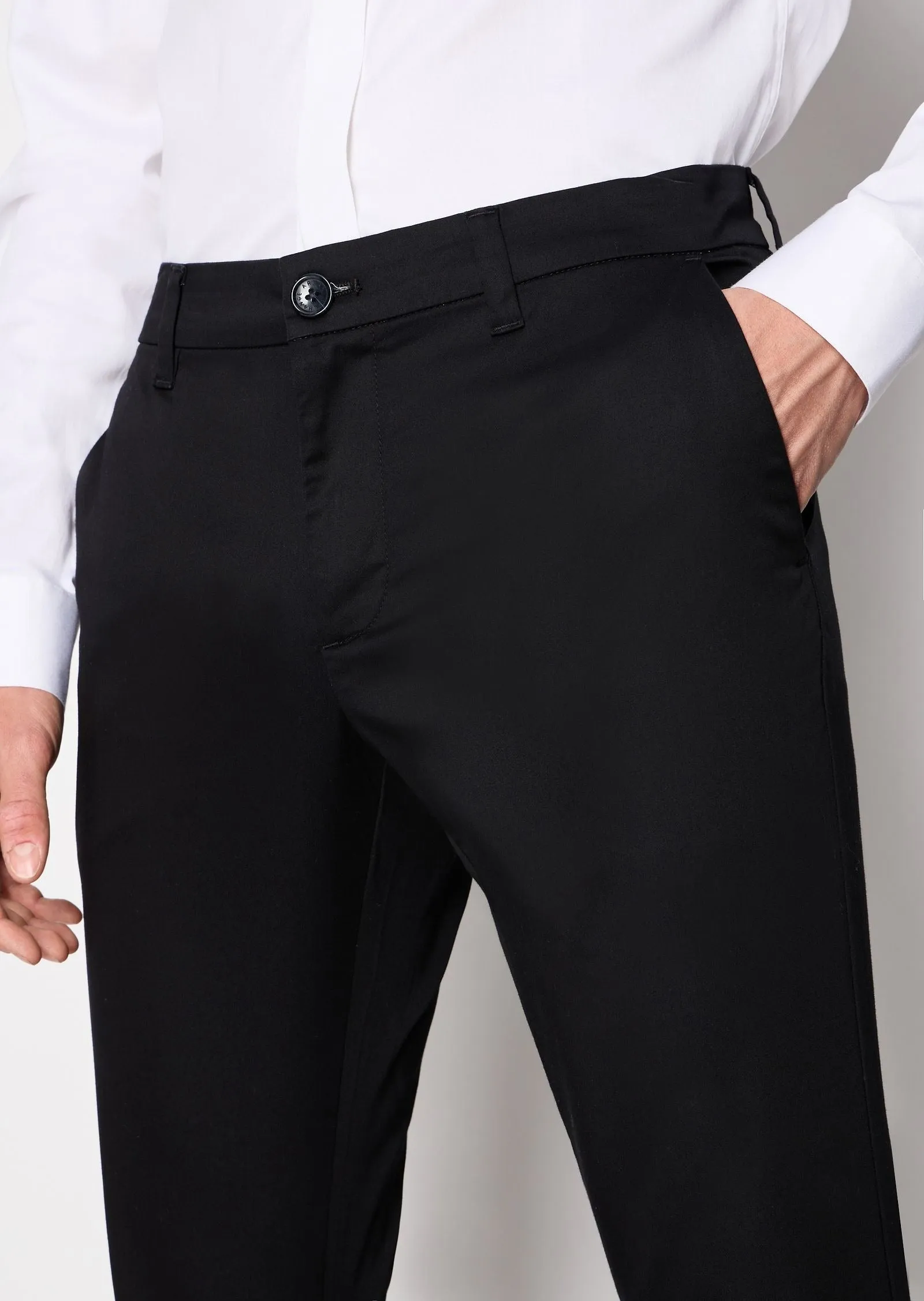Chino Pants Men Black Armani Exchange