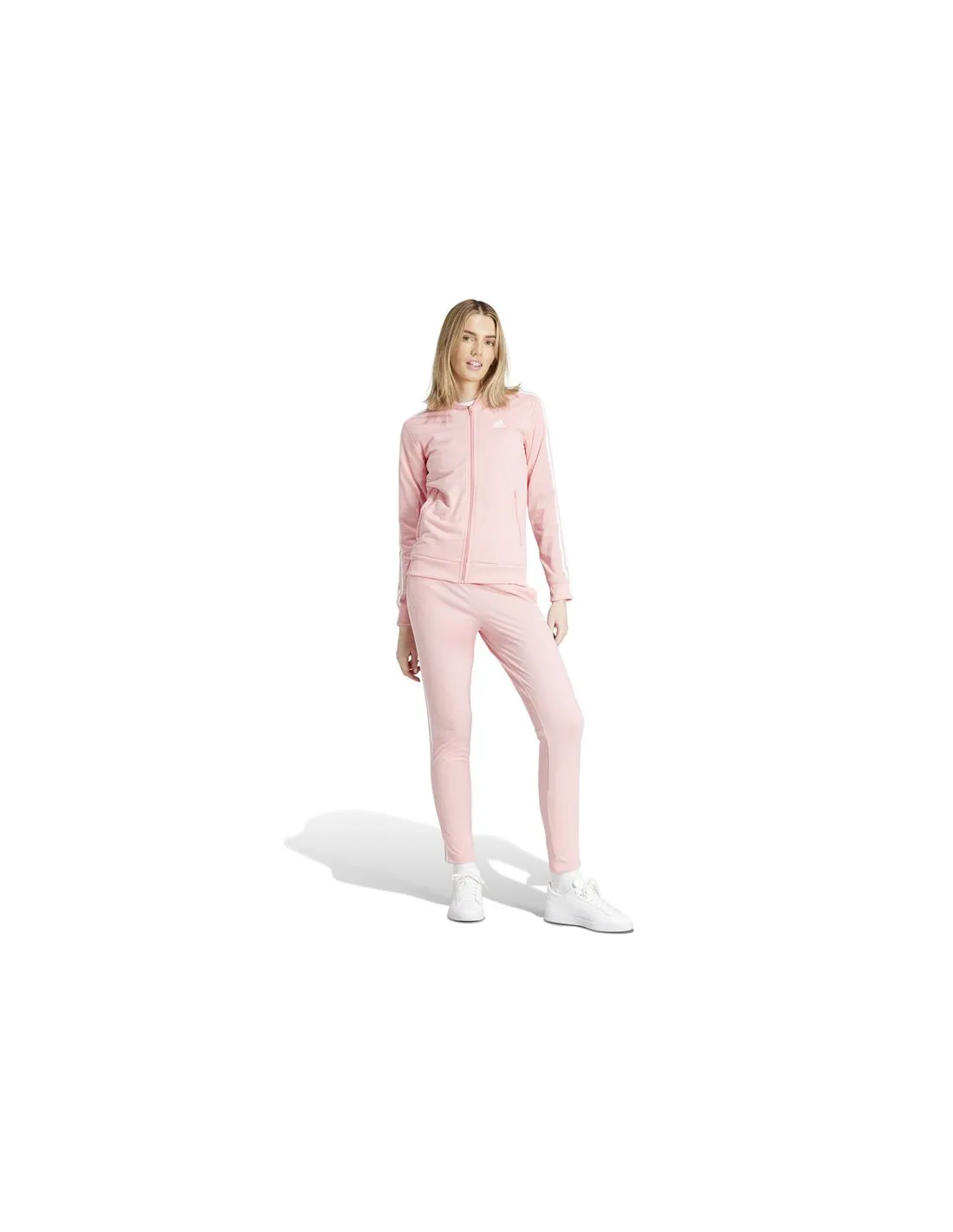 Chándal adidas Essentials 3 Bandas Mujer Rosa