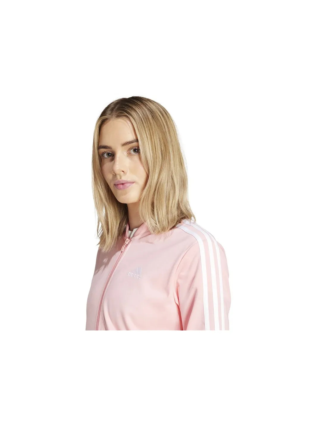 Chándal adidas Essentials 3 Bandas Mujer Rosa