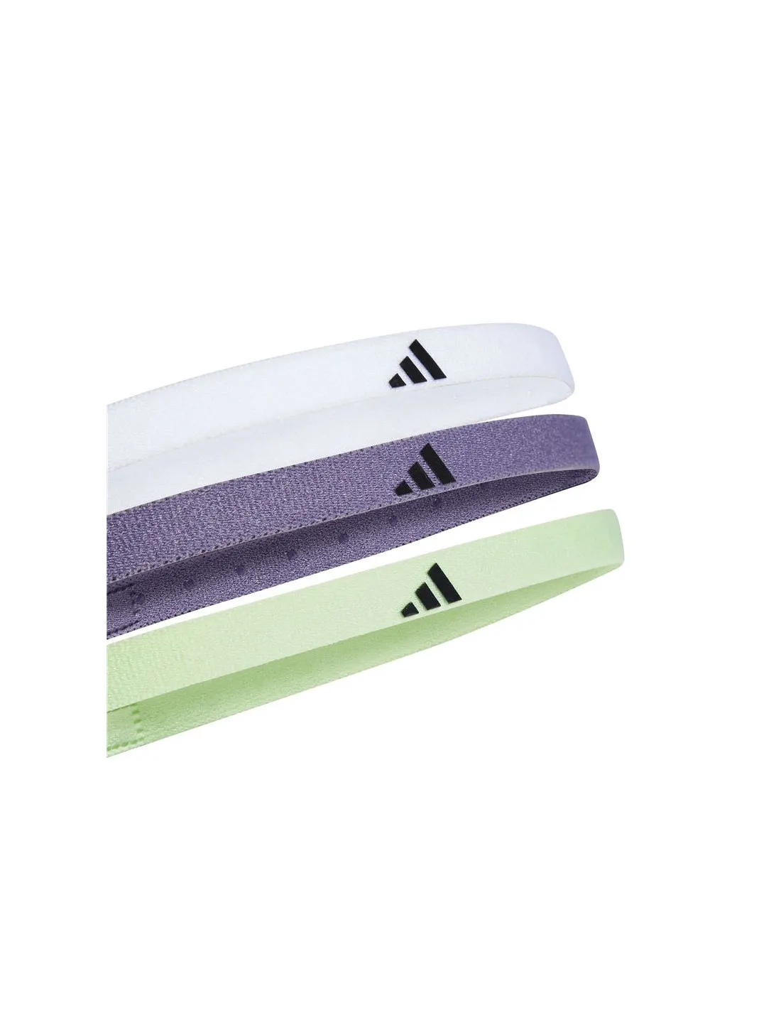 CINTA DE PELO DE FITNESS ADIDAS ESSENTIALS 3PP MORADOVERDEBLANCO