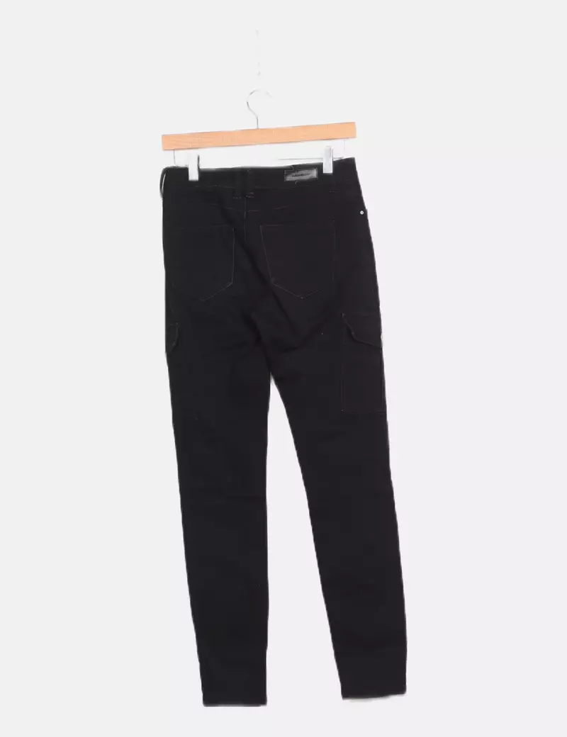 Clockhouse Pantalón cargo negro