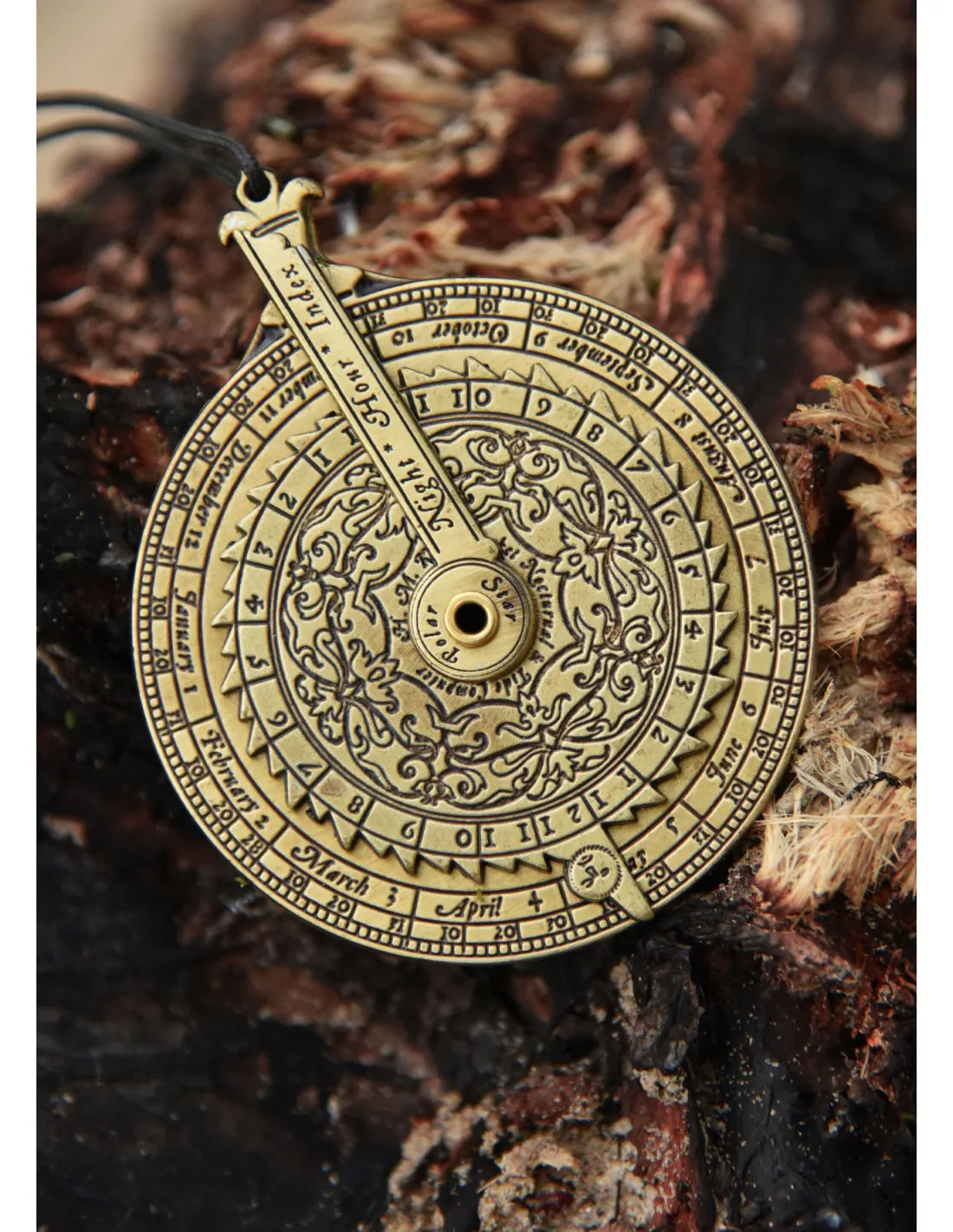 Colgante con Reloj de las estrellas y las mareas
