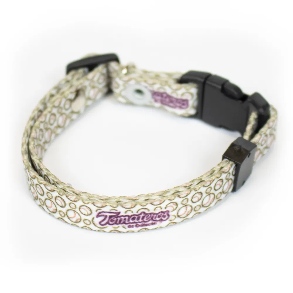 Collar Mascota TOM Blanco 21