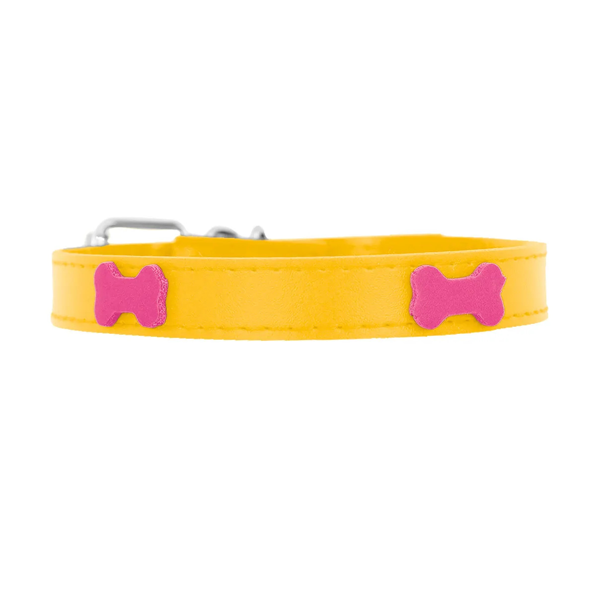 Collar Sintético con Decoración de Huesitos para Mascota
