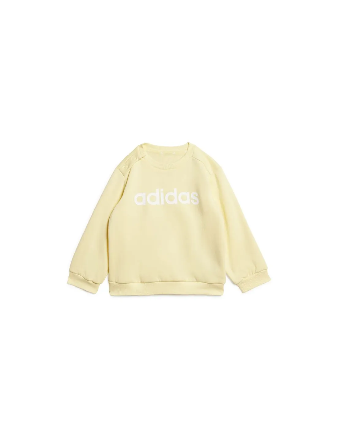 Conjunto adidas Essentials Lineage French Terry Infantil Amarillo