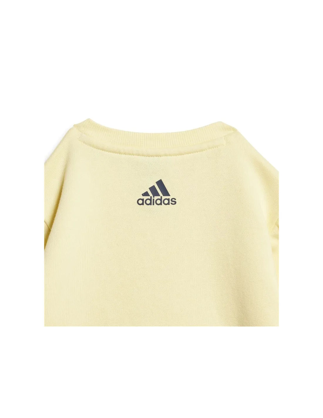 Conjunto adidas Essentials Lineage French Terry Infantil Amarillo