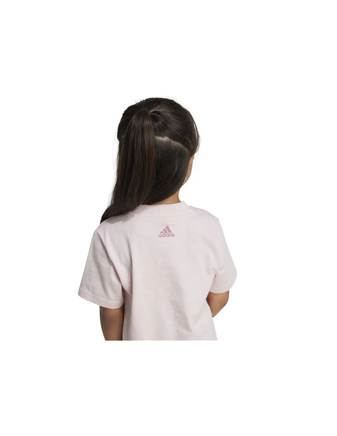 Conjunto adidas Little Essentials Logo And Infantil Rosa