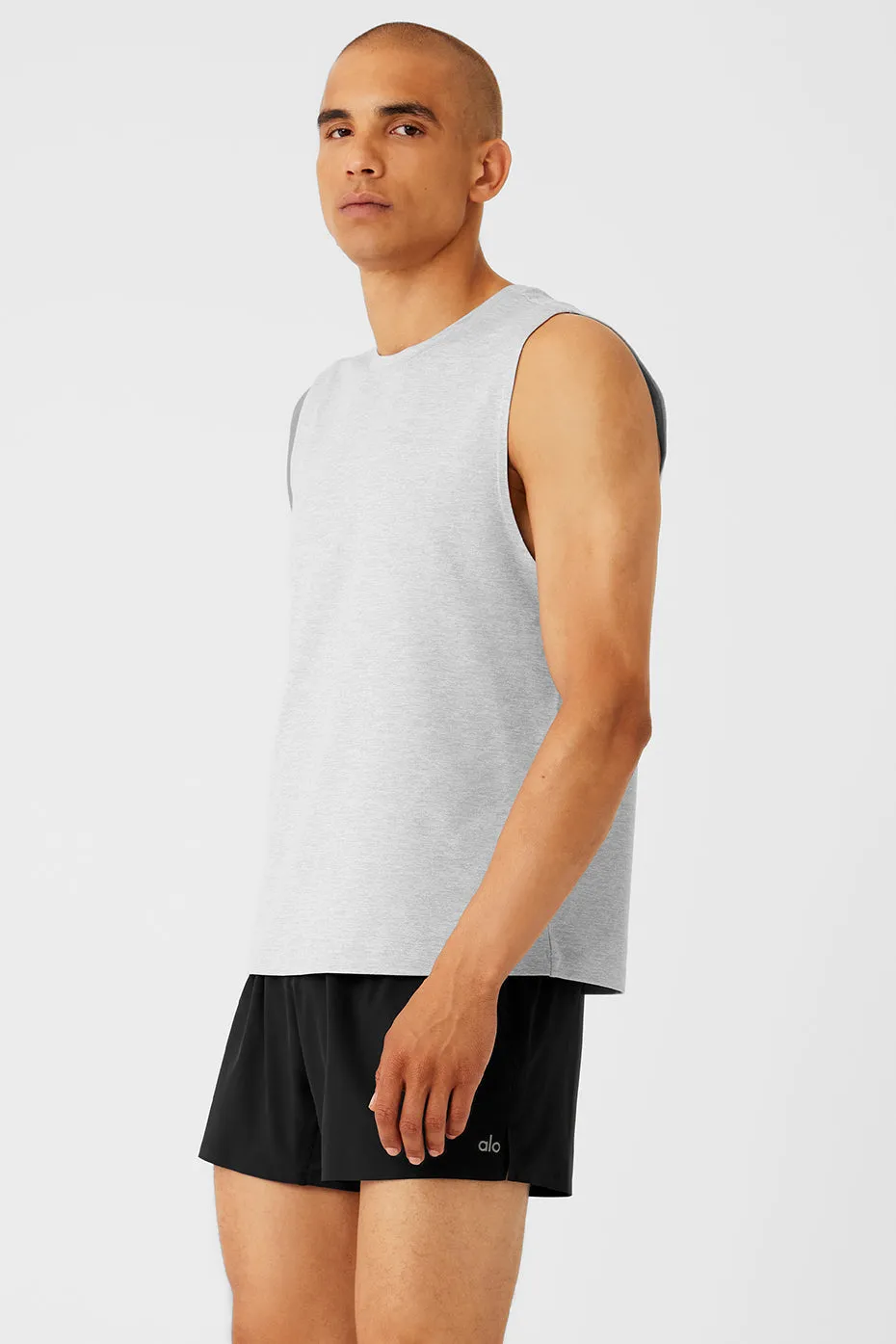 CONQUER MUSCLE TANK  ATHLETIC HEATHER GREY