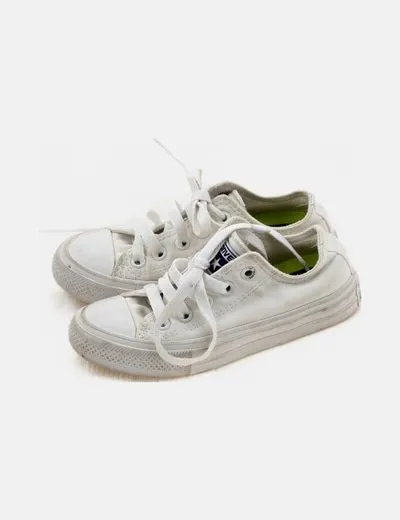 Converse Zapatilla blanca cordones