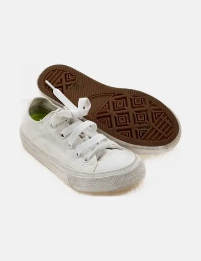 Converse Zapatilla blanca cordones