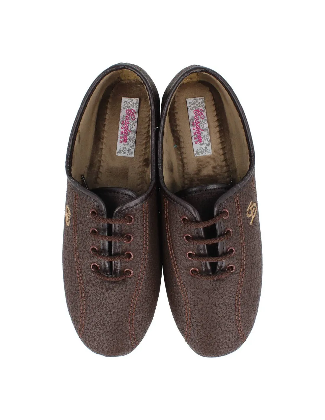 COSDAM  ZAPATILLA CERRADA CORDONES MARRóN