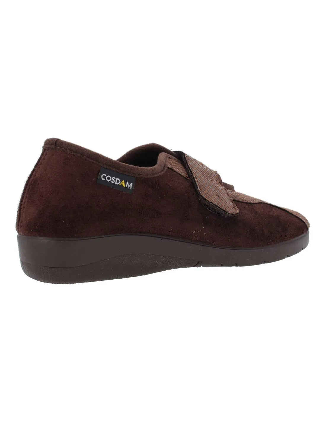 COSDAM  ZAPATILLA CERRADA VELCRO MARRóN
