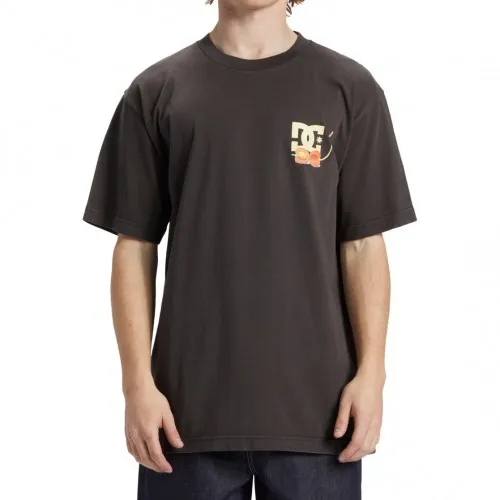 DC Shoes Seed Planter Tee Black Enzyme Wash
