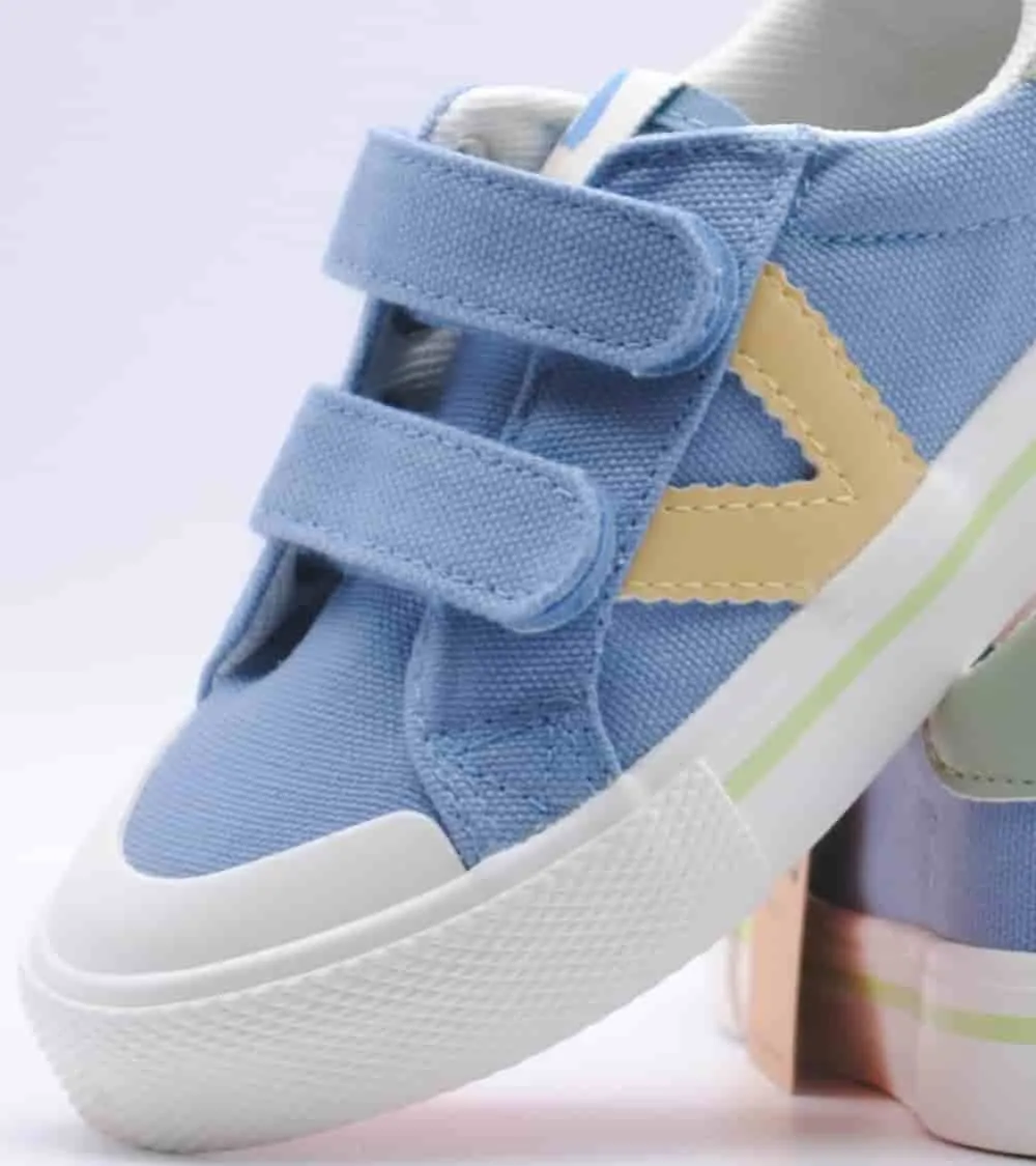 DEPORTIVO VICTORIA TRIBU VELCRO LONA AZUL JEANS