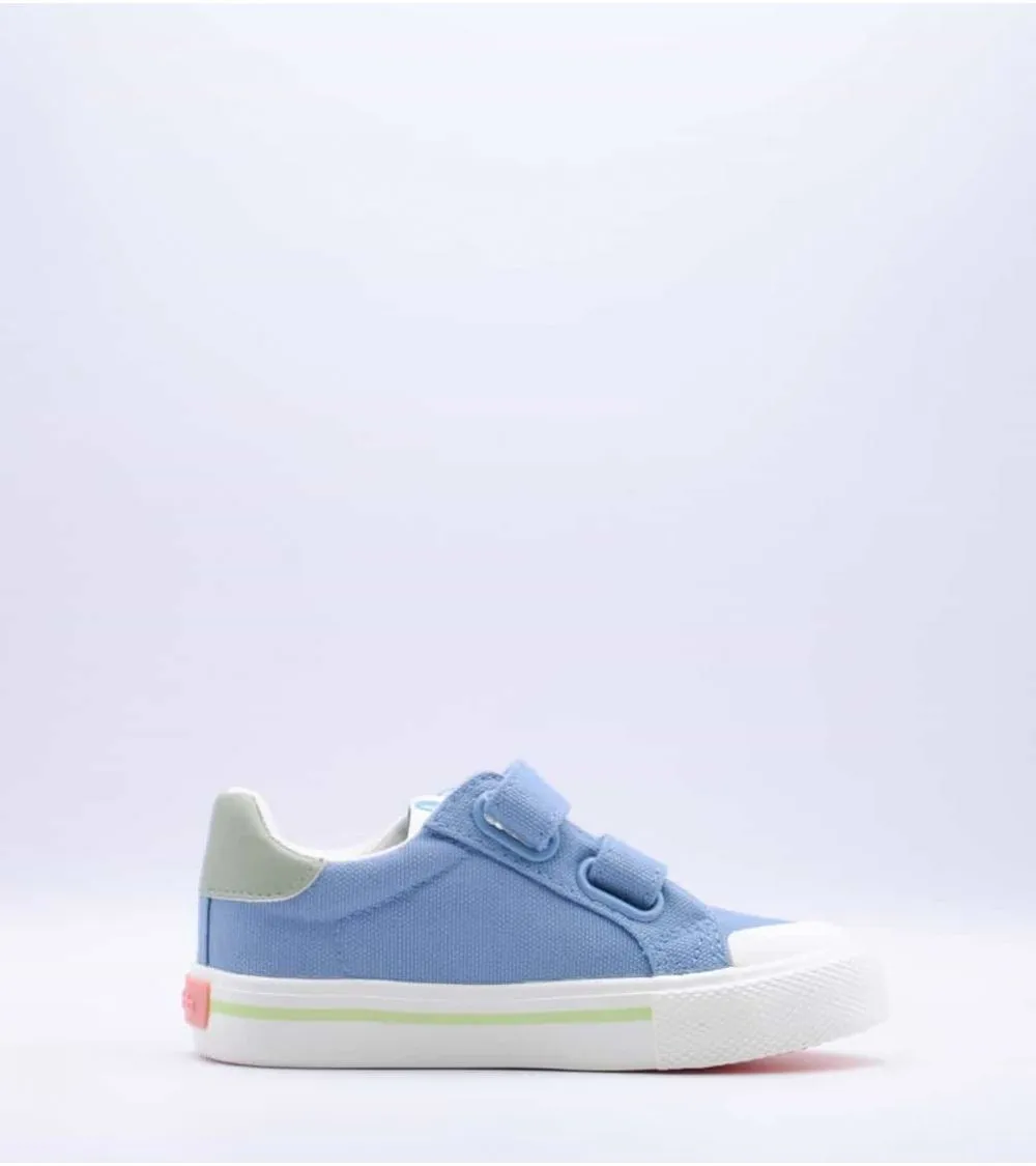 DEPORTIVO VICTORIA TRIBU VELCRO LONA AZUL JEANS