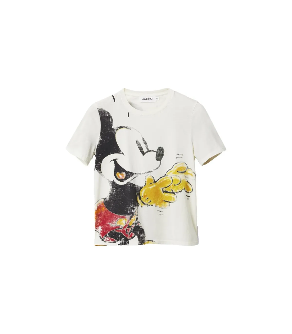 Desigual Plsd To Meet U Mickey Camiseta Mujer