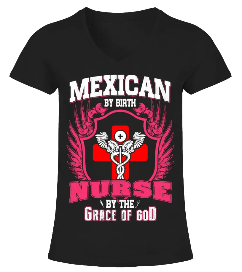 [DTJB08GOGME] NURSE CAMISETA CUELLO PICO MUJER
