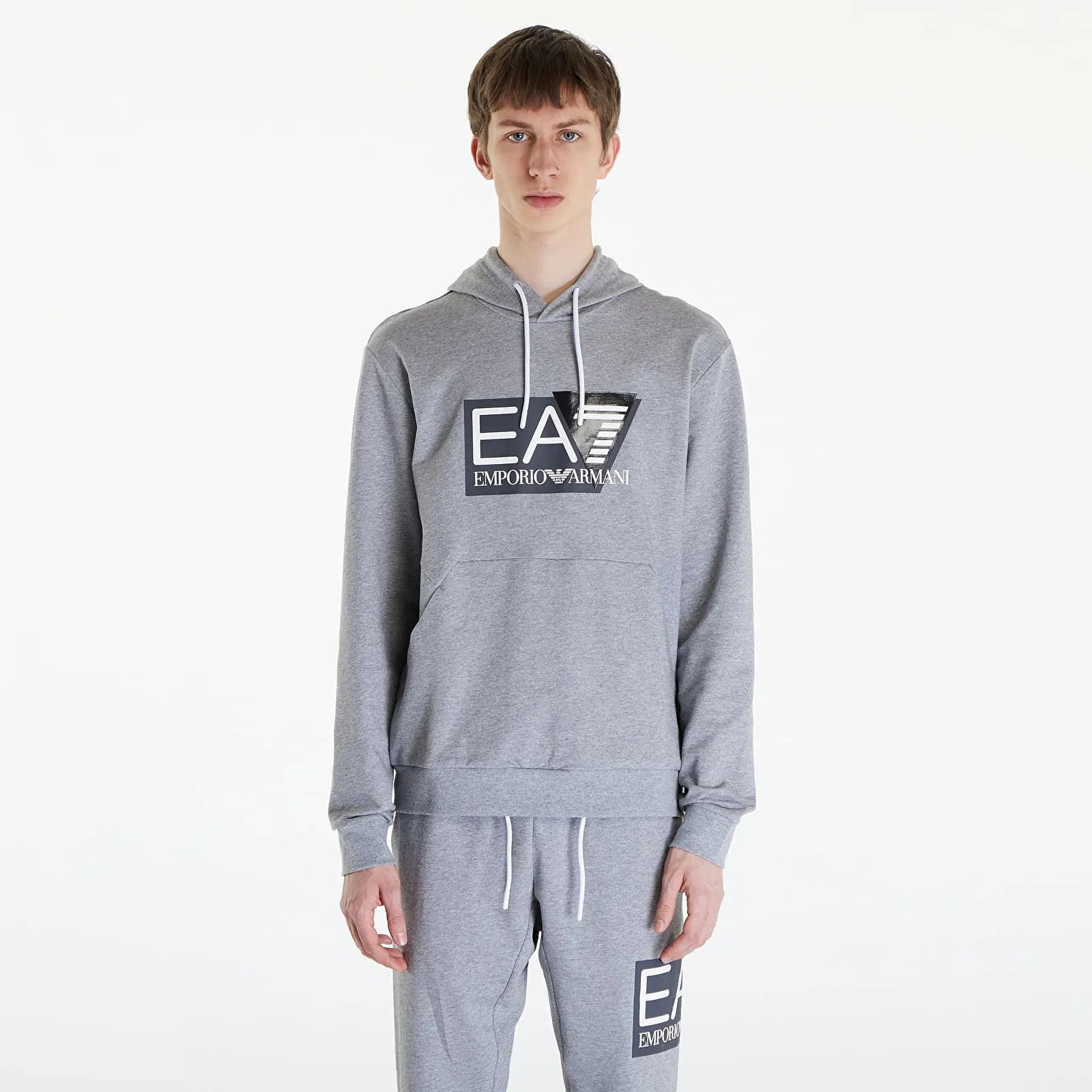 Emporio Armani EA7 Felpa Medium Grey Melange