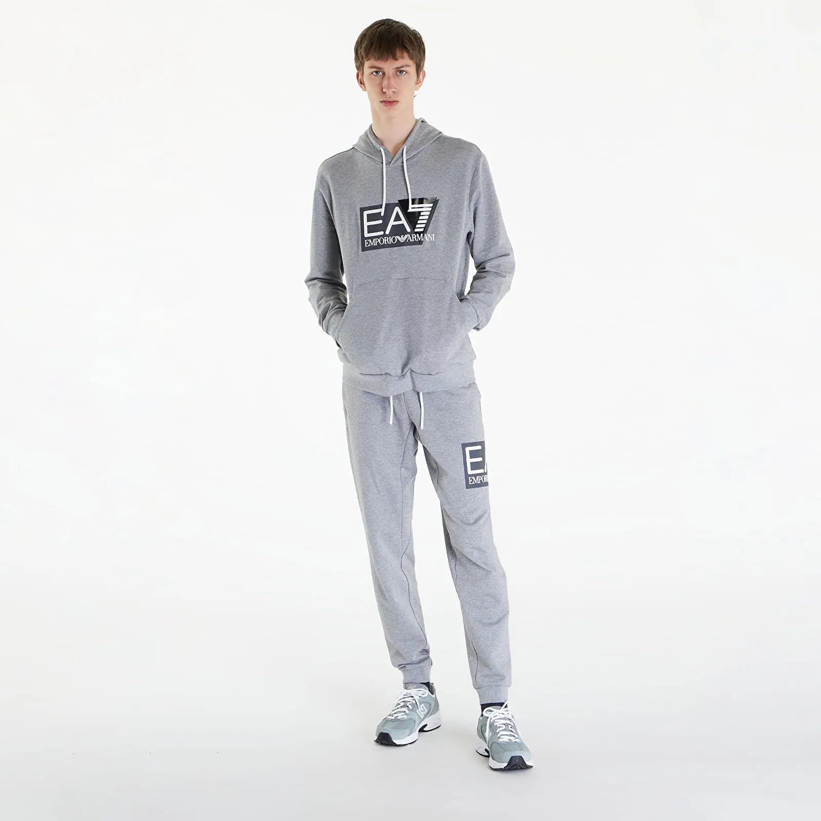Emporio Armani EA7 Felpa Medium Grey Melange