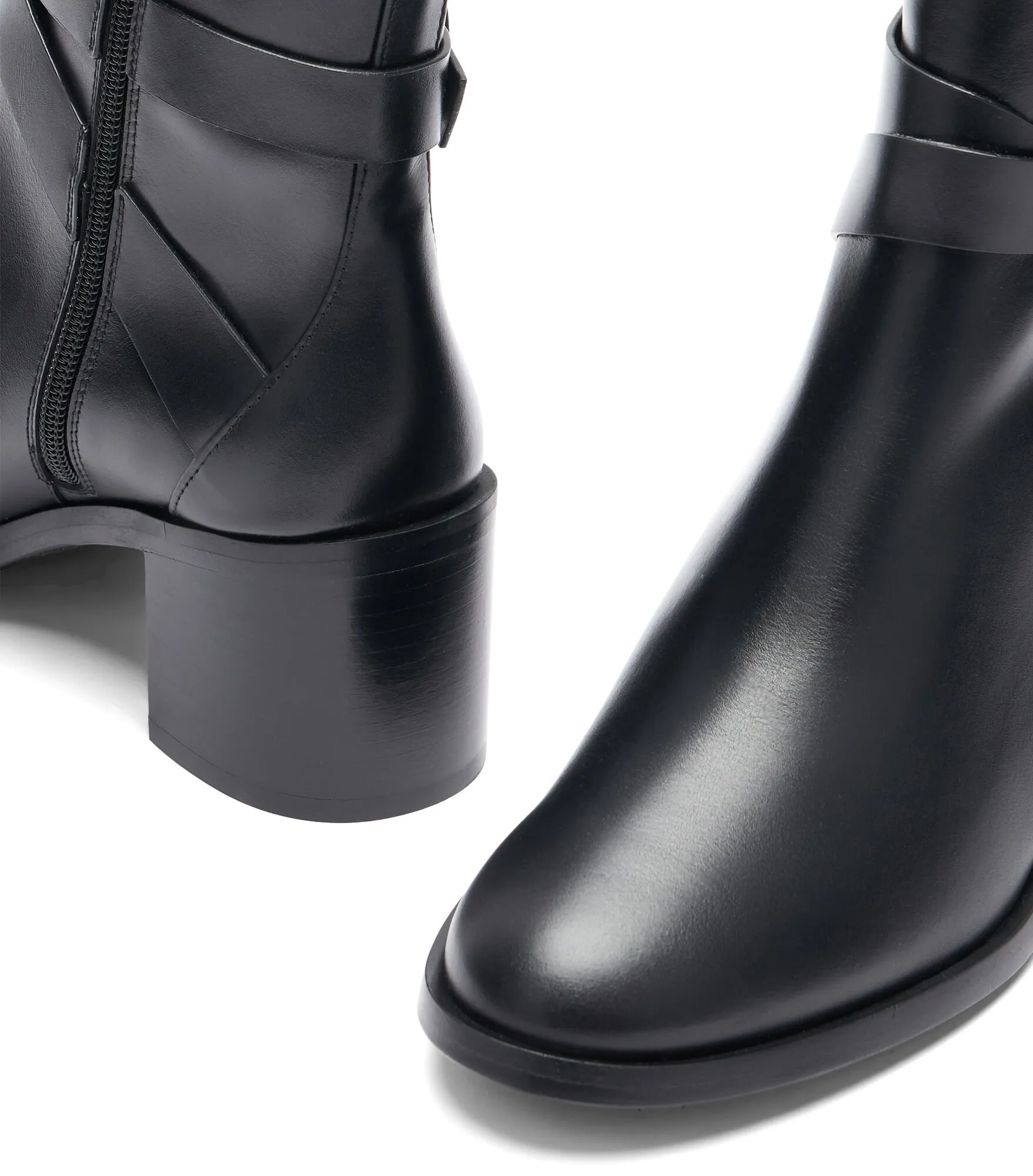 ESME BELTED ZIP BOOTIE