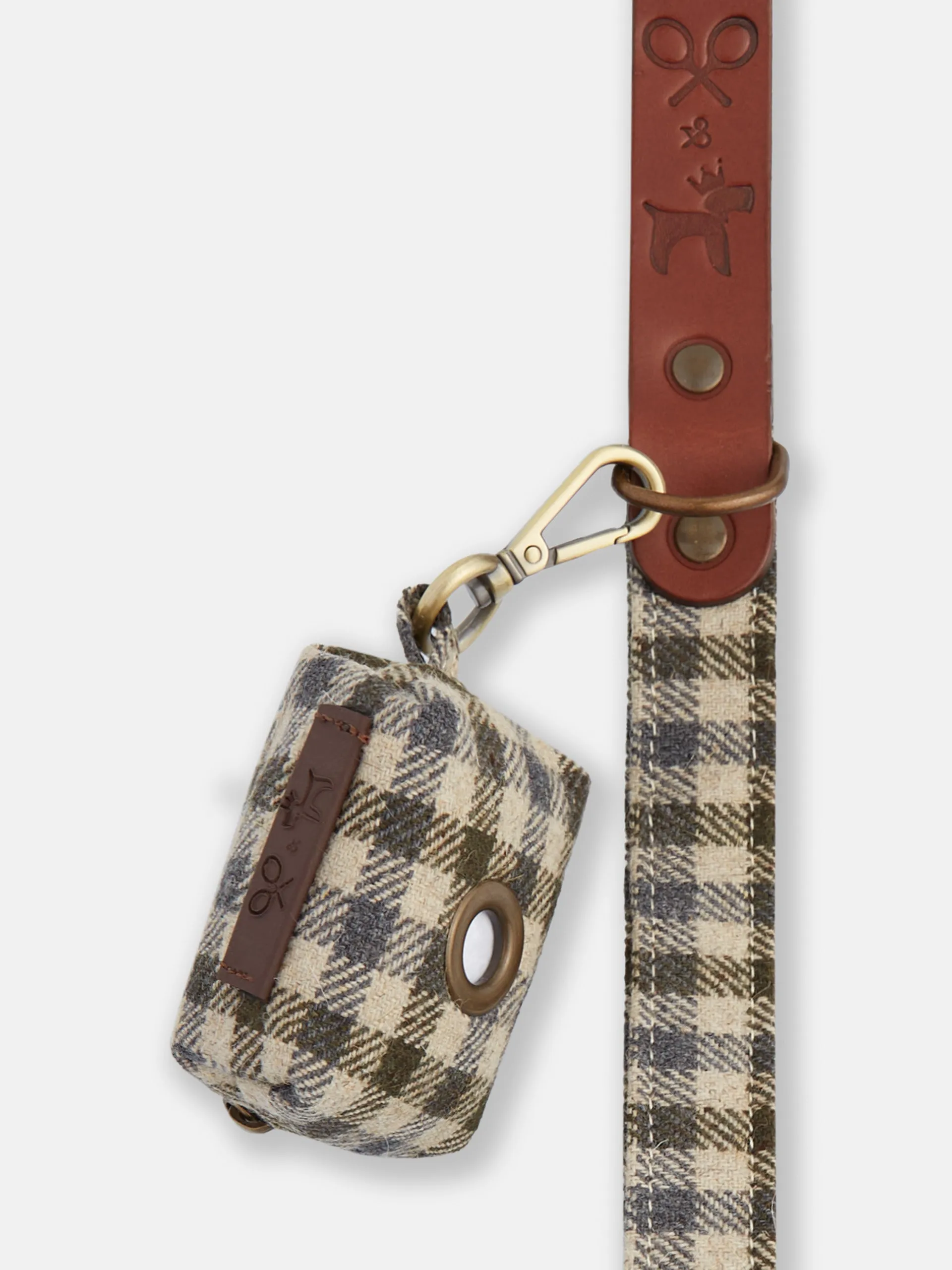 Estuche portabolsas perro SILBONxLADRANGAUCHO cuadros
