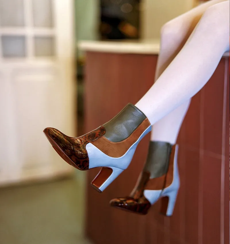 ETUSA BROWN & BLUE